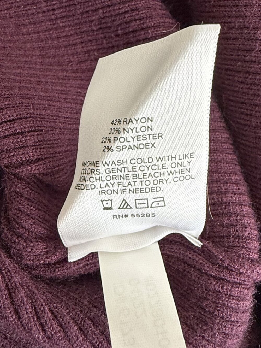 Express Purple Sleeveless Mockneck Knit Midi Dress, Size Large - Picture 8 of 9